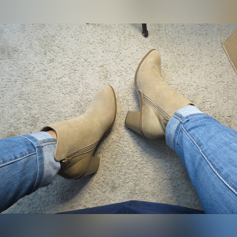 Tan Ankle Booties